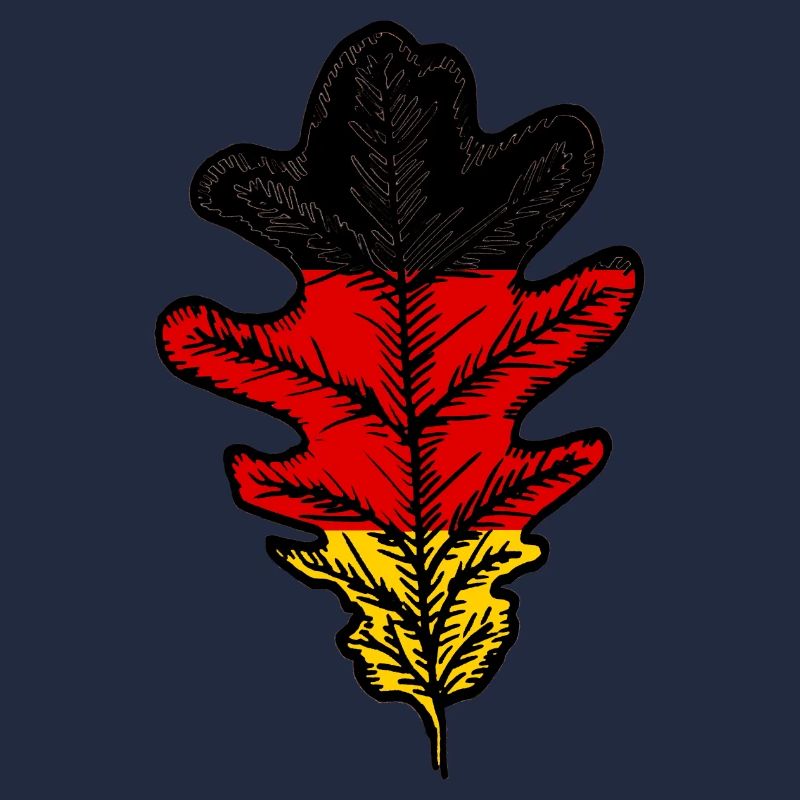 drapeau feuille de chêne
