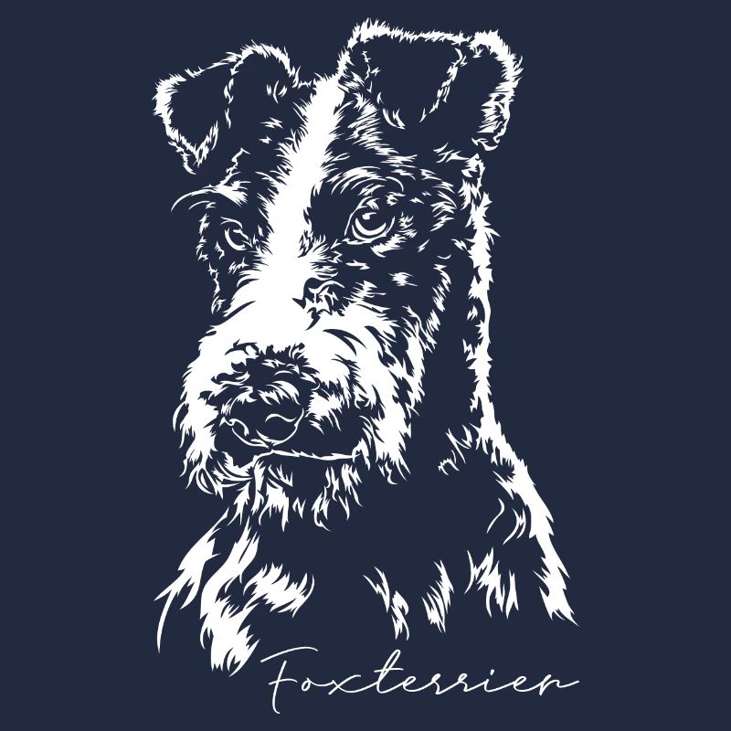 FOXTERRIER Hundeportrait Jagdhund Jäger Wilsigns