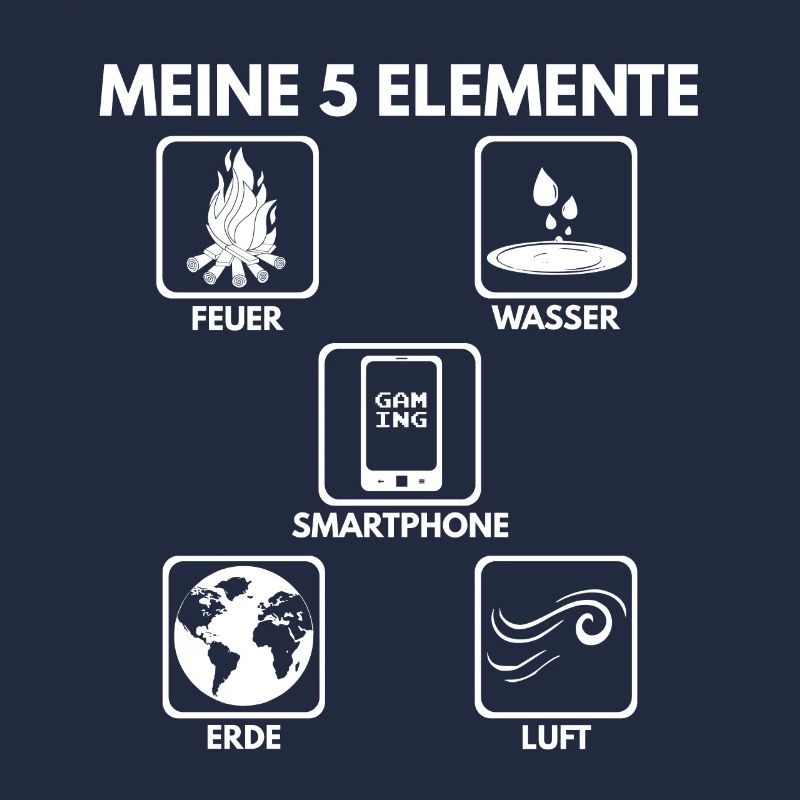 Mon cadeau 5 éléments Feu Eau Air Terre