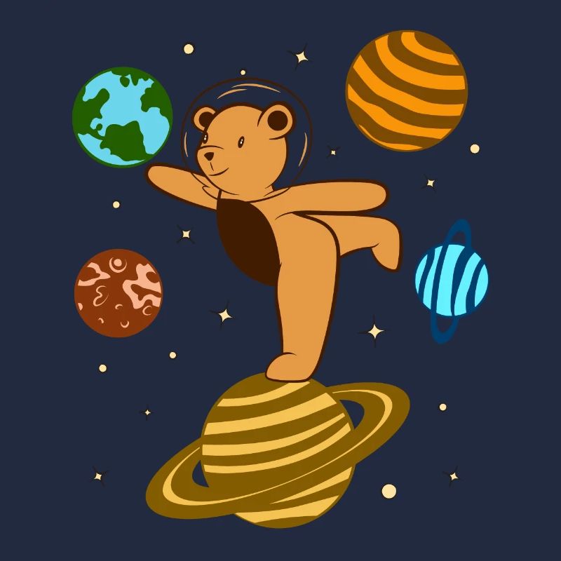 Bear Astronaut Bears Space Galaxy Teddy