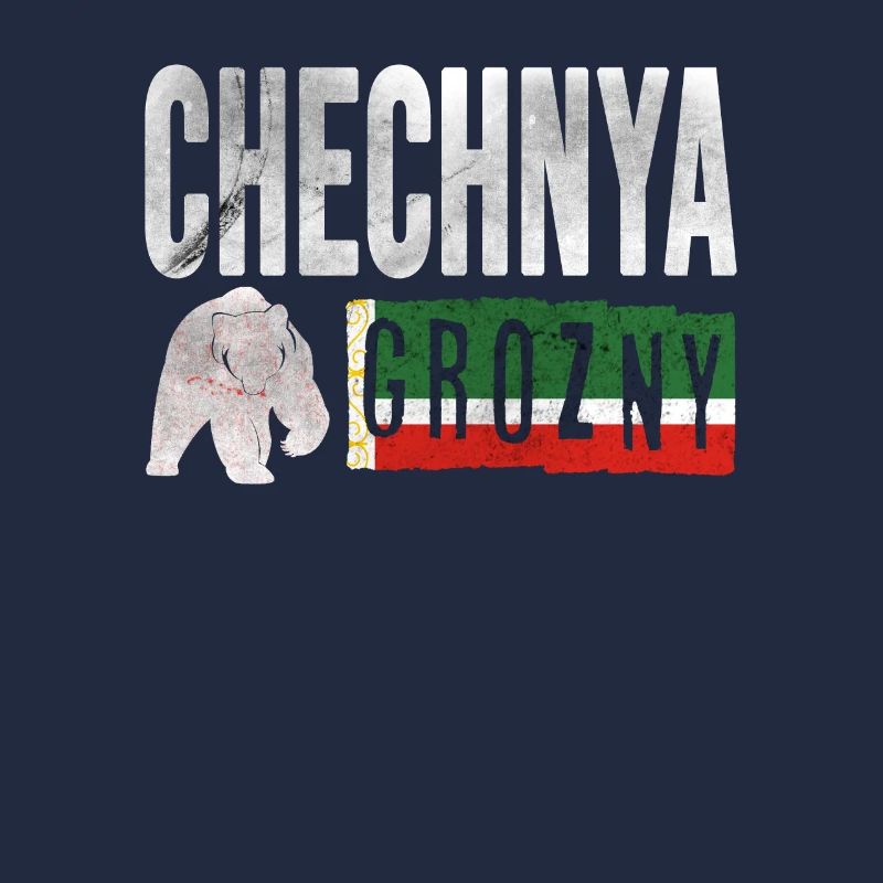 Chechnya Flag, Grozny Chechnya, Chechen