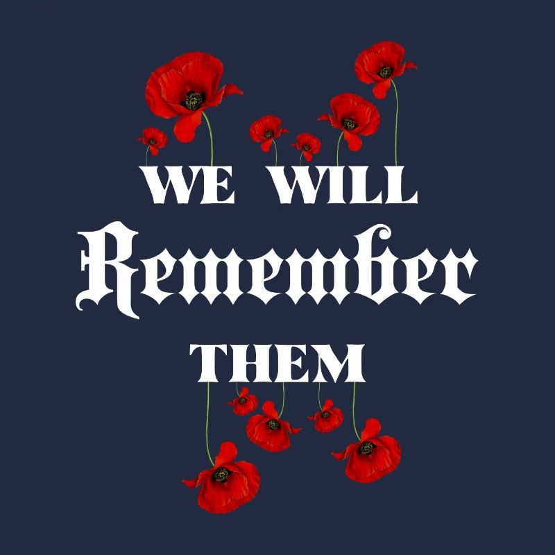 Veterans Poppy We Will Remember The Fallen