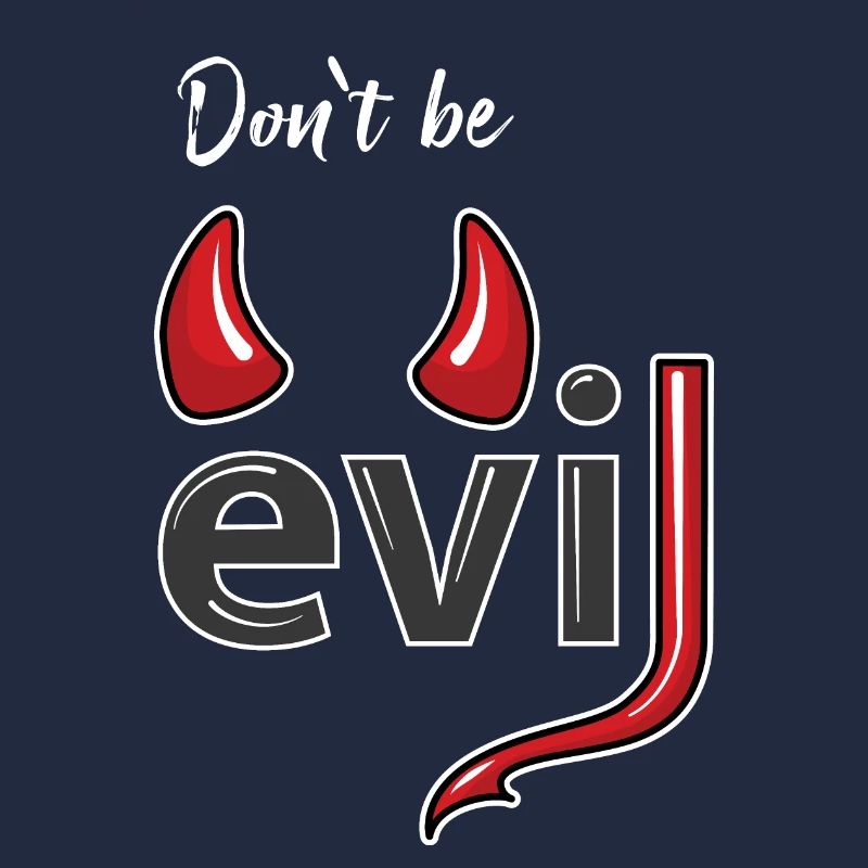 Don't be evil - Devil's Horns