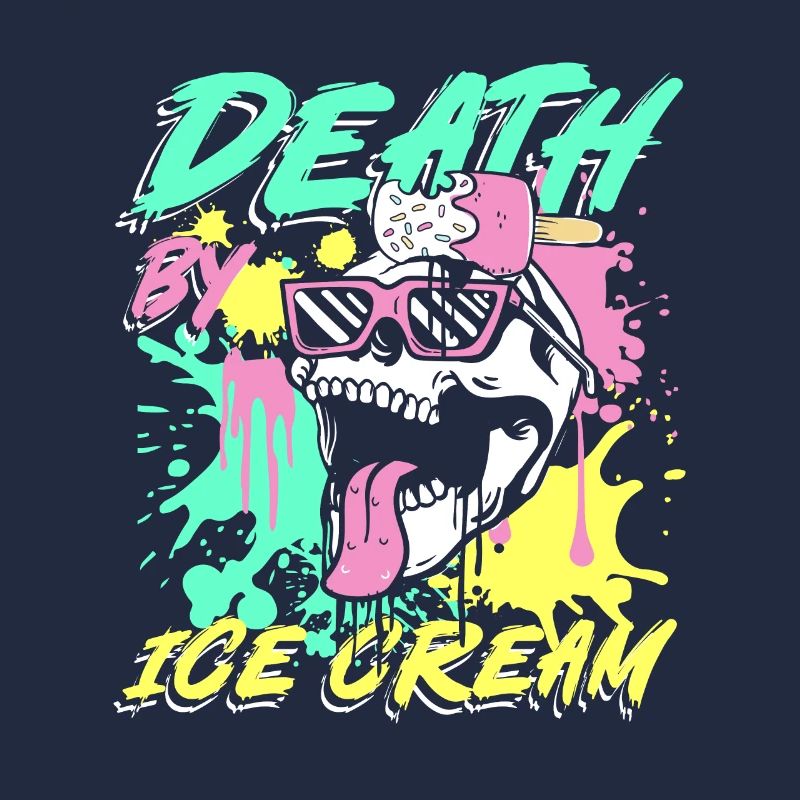 Tod durch Eiscreme | Cooler Sommerschädel