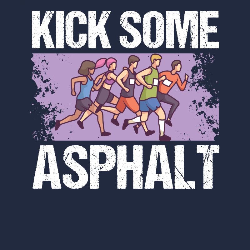 Jogging Kick Some Asphalt Running