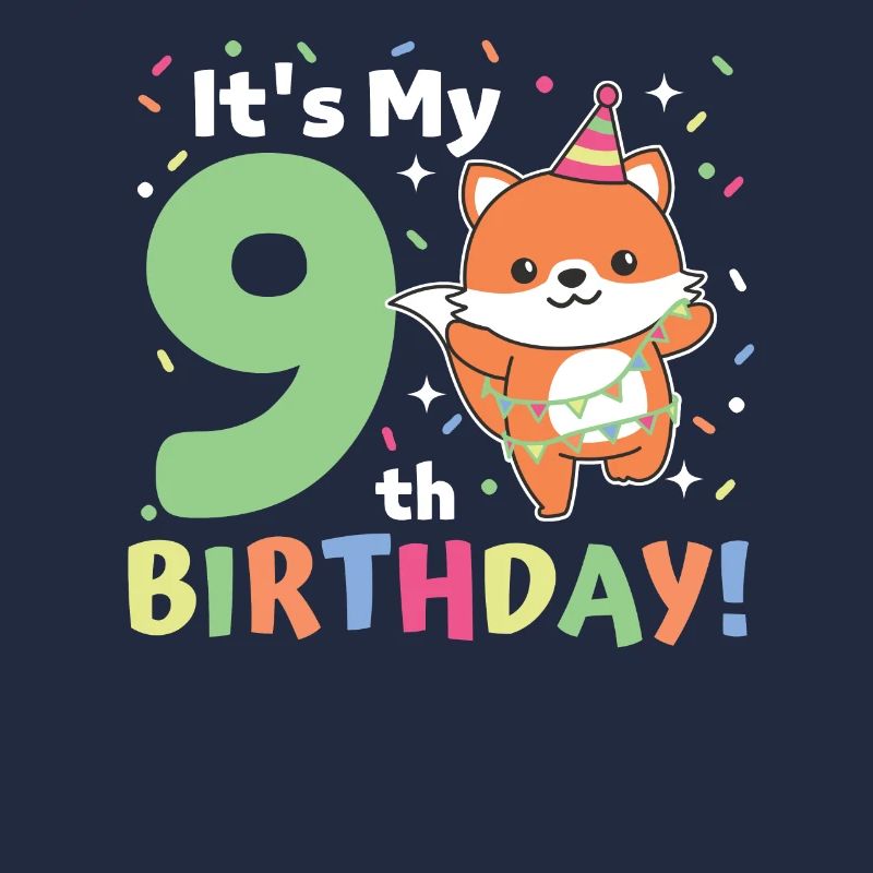 Fox pour ses 9 ans Enfants de neuf ans