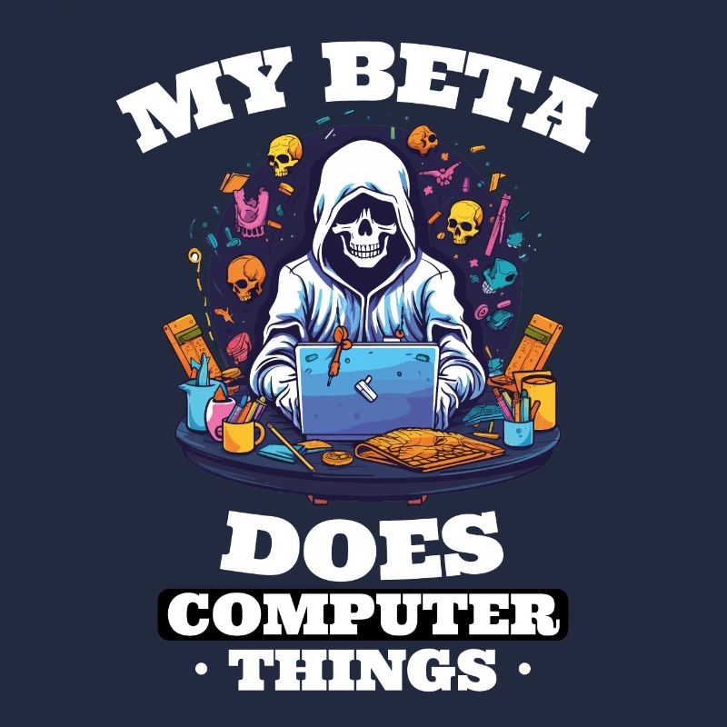 Mein Beta macht Computerdinge Programmierer