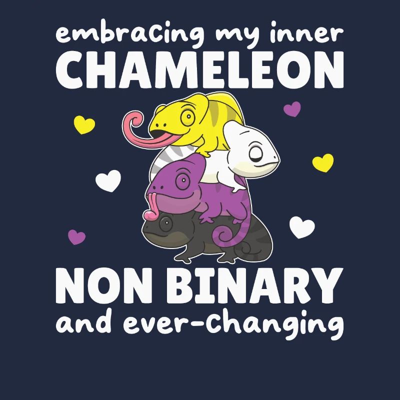 Nichtbinär Chamäleon Flag Pride LGBTQ Non Binary