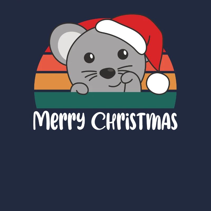 Joyeux Noël Retro Mouse Noël