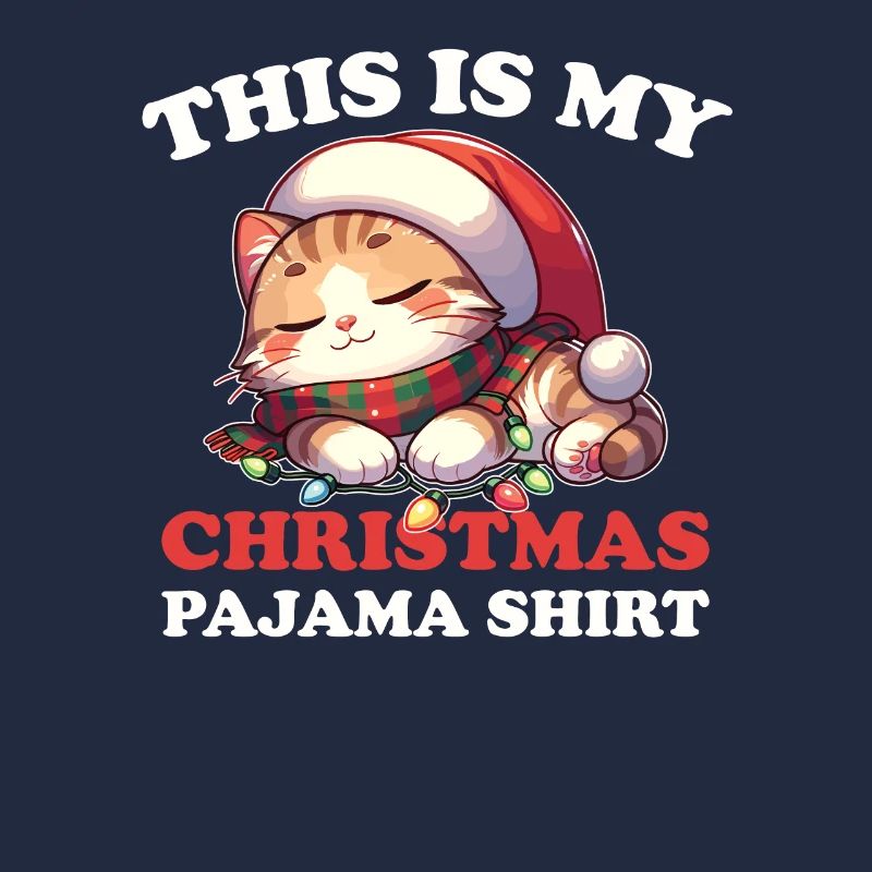 Chat Noël Pyjama Chats