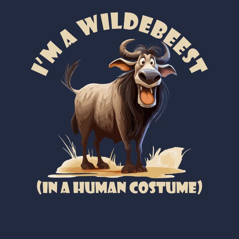 Ich Bin Ein Gnu Witziges Halloween Kostüm Gnu