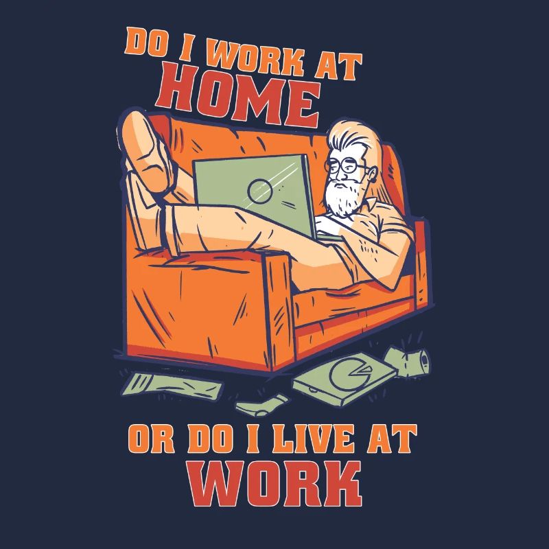 Arbeite Ich Zu Hause Oder Lebe Ich Bei Der Arbeit