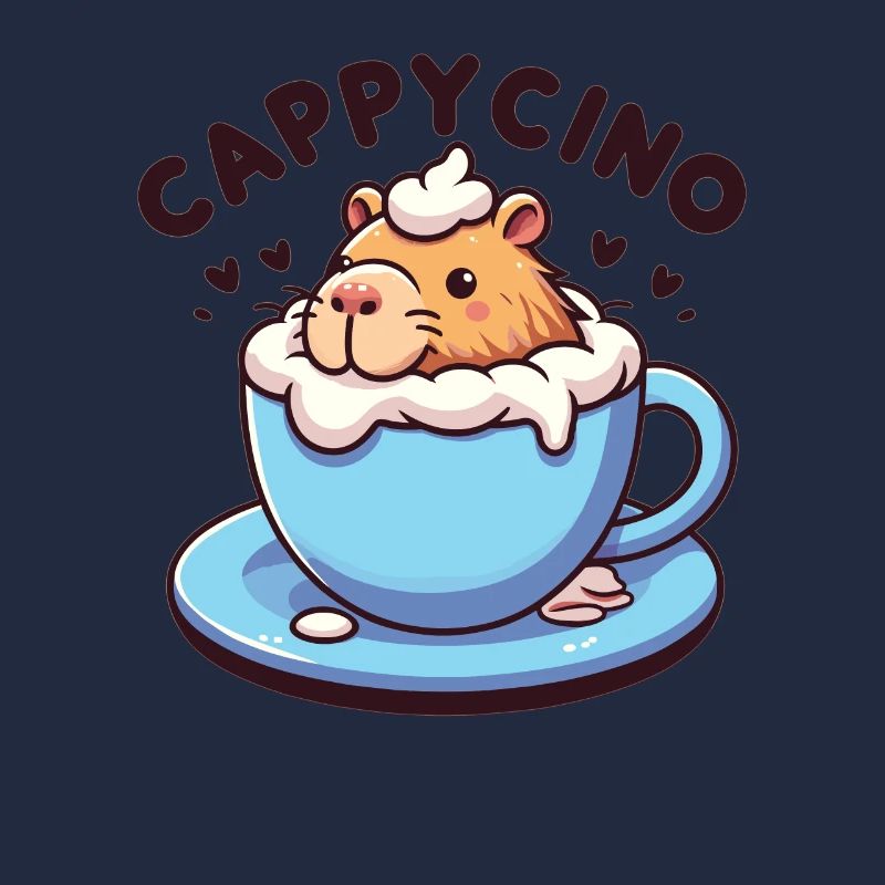 Cappyccino Capybara Kaffee Cappuccino