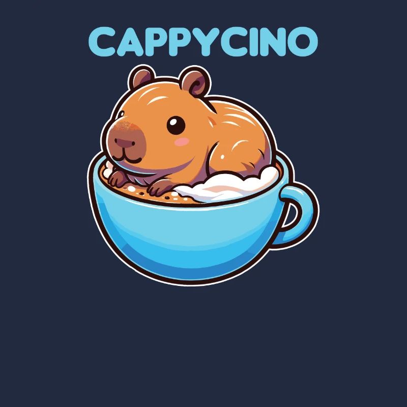 Cappyccino Capybara Coffee Cappuccino