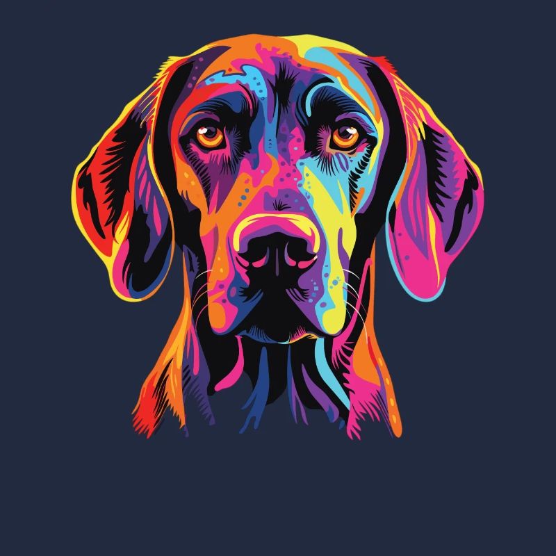 Watercolor Colorful Plot Hound