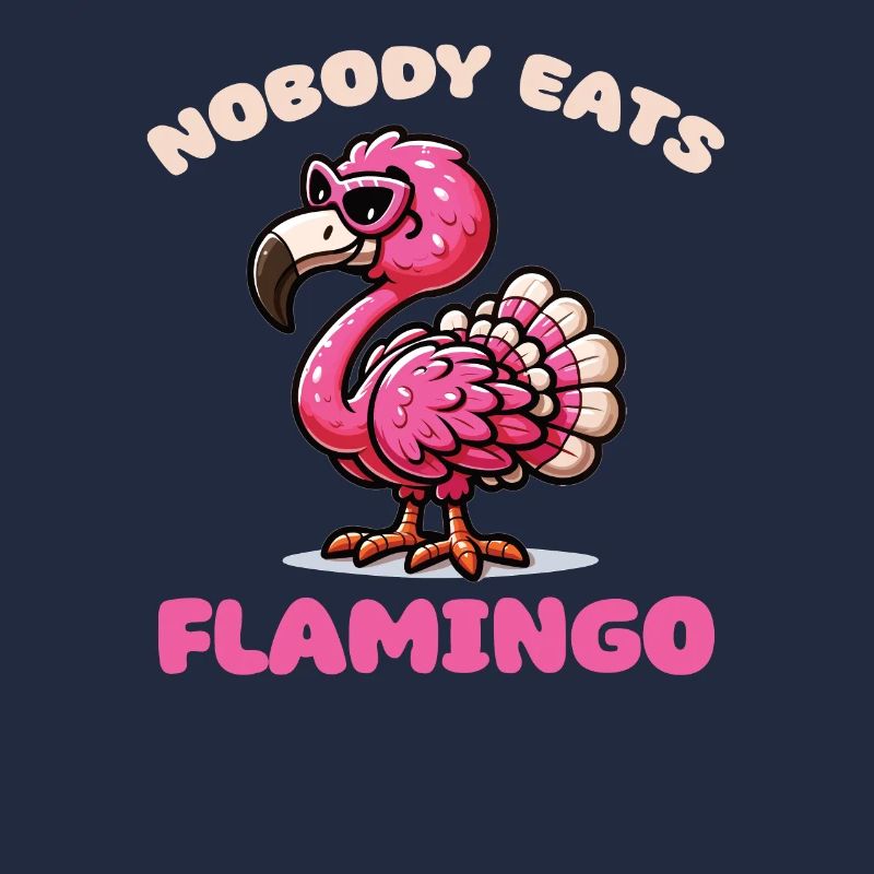 Mélange de dinde de Thanksgiving Flamingo Nobody Eats