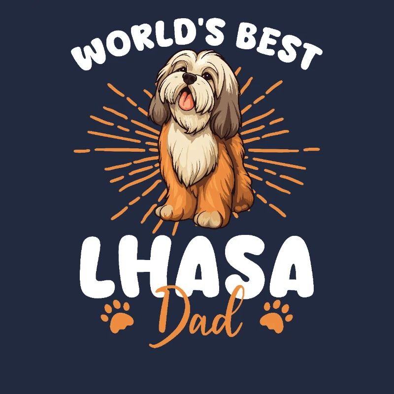 Lhasa Apso Groovy Lhasa Dad
