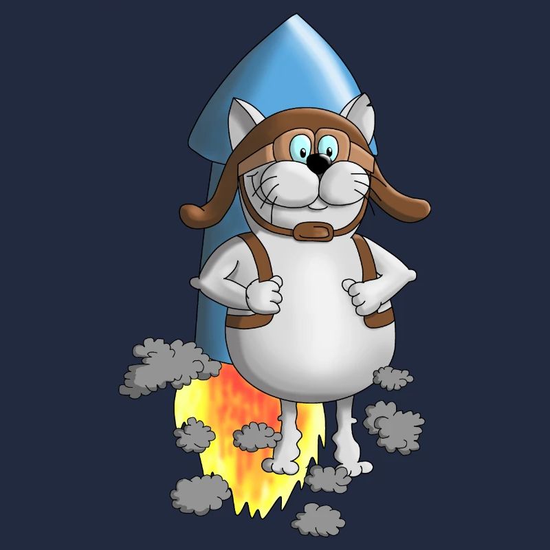 Neuanfang - Rakete - Comic