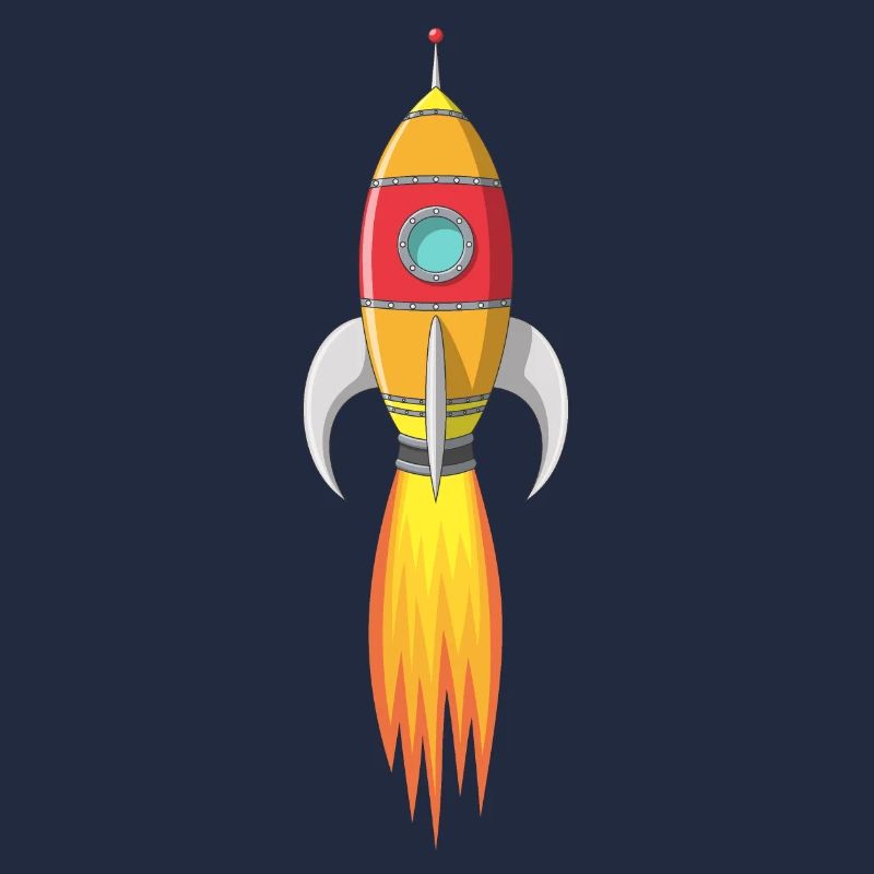Startende Rakete