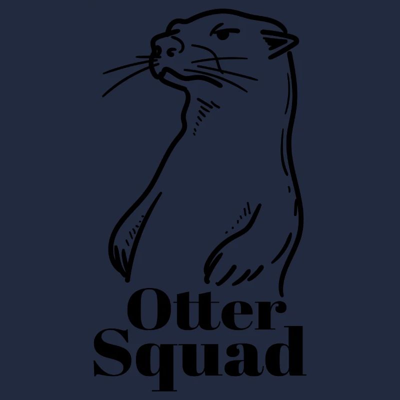 Otter Squad Animaux de la forêt de loutres de mer