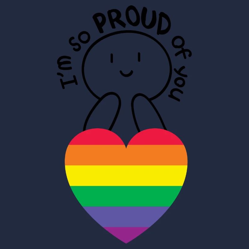 LGBT Pride Month Rainbow Love-ich bin so stolz auf dich