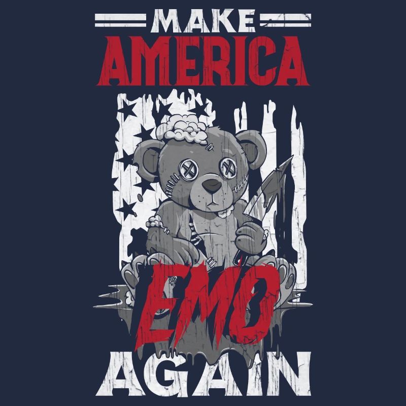 Emoticon Make America Emo Again Emocore Aesthetic