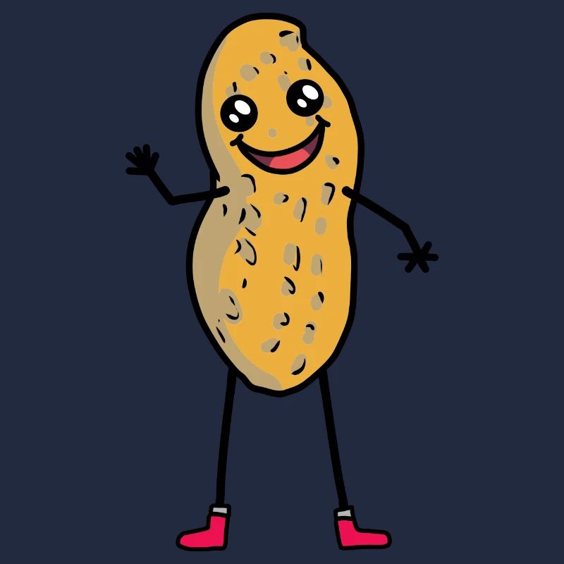 Amical Bonjour Peanut Salutations Salutations Nut