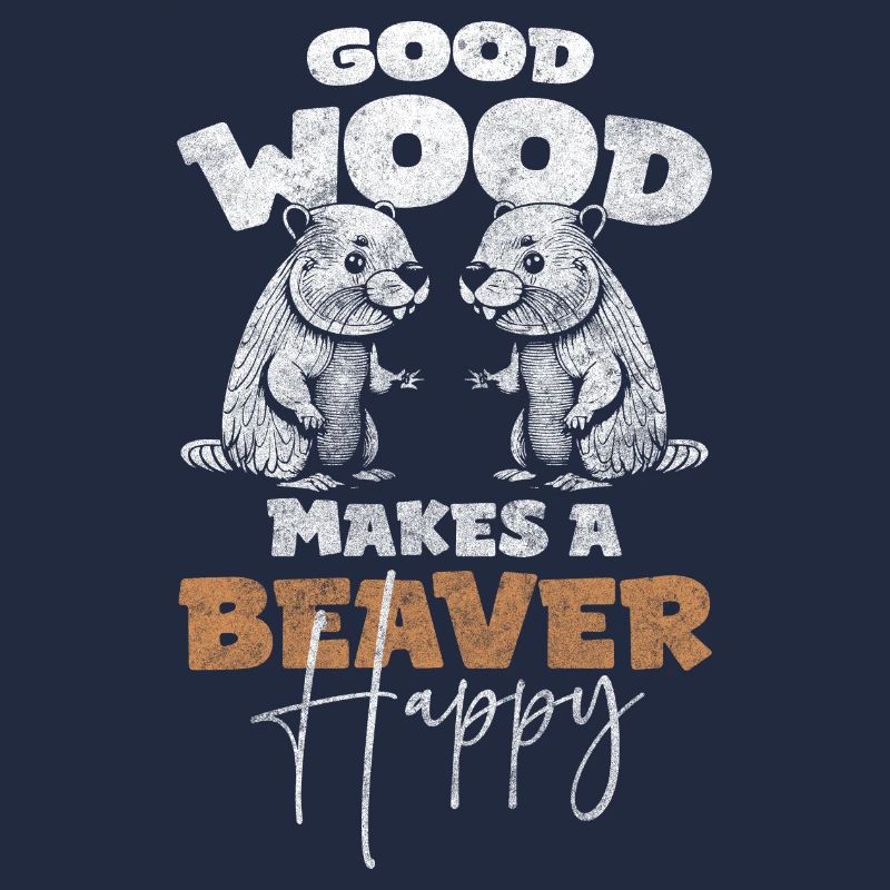 Rodent, builder, tree trunks, nature conservation