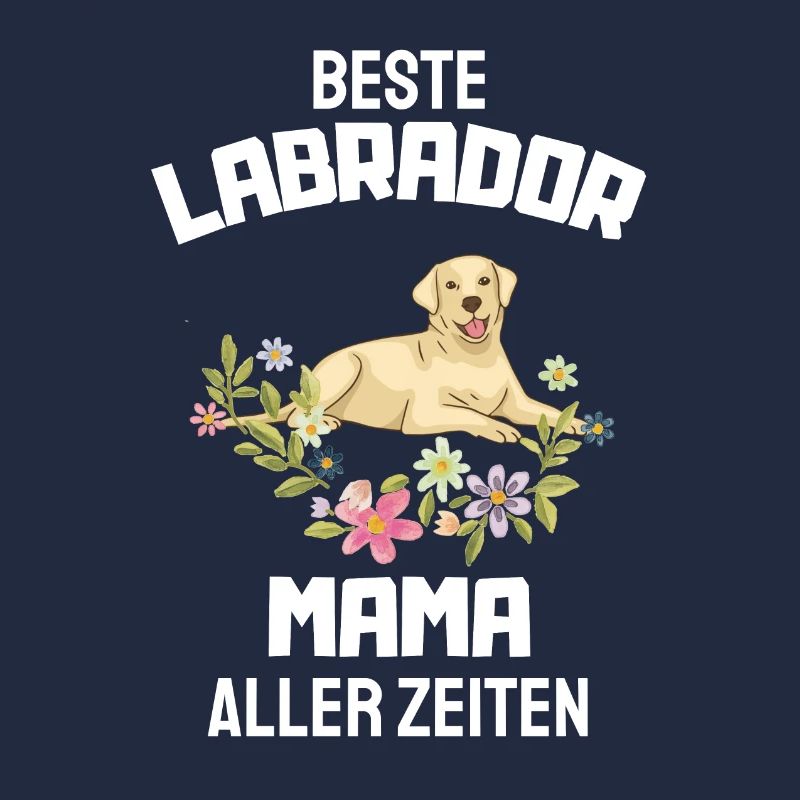 Blumen Hunde Mama Muttertag Geschenk Labrador