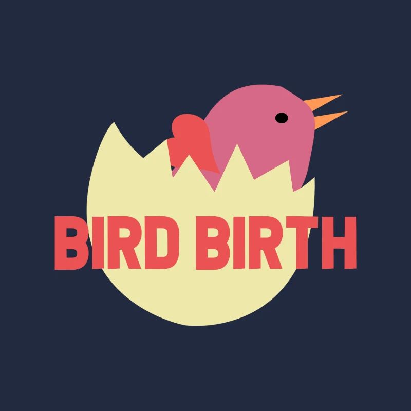 Birth on egg - birth from the egg