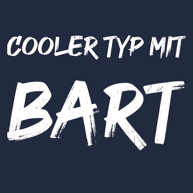 Cooler Typ mit Bart