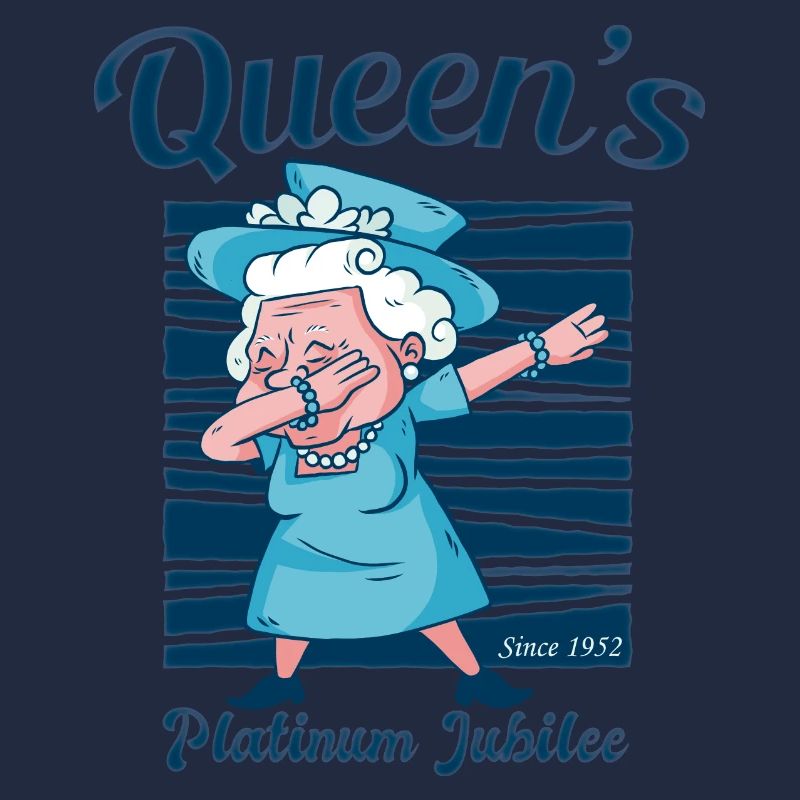 Dabbing British Queen Monarchy Platin-Jubiläum