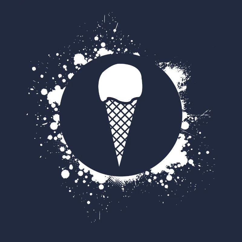 Cornet de crème glacée Boule de crème glacée