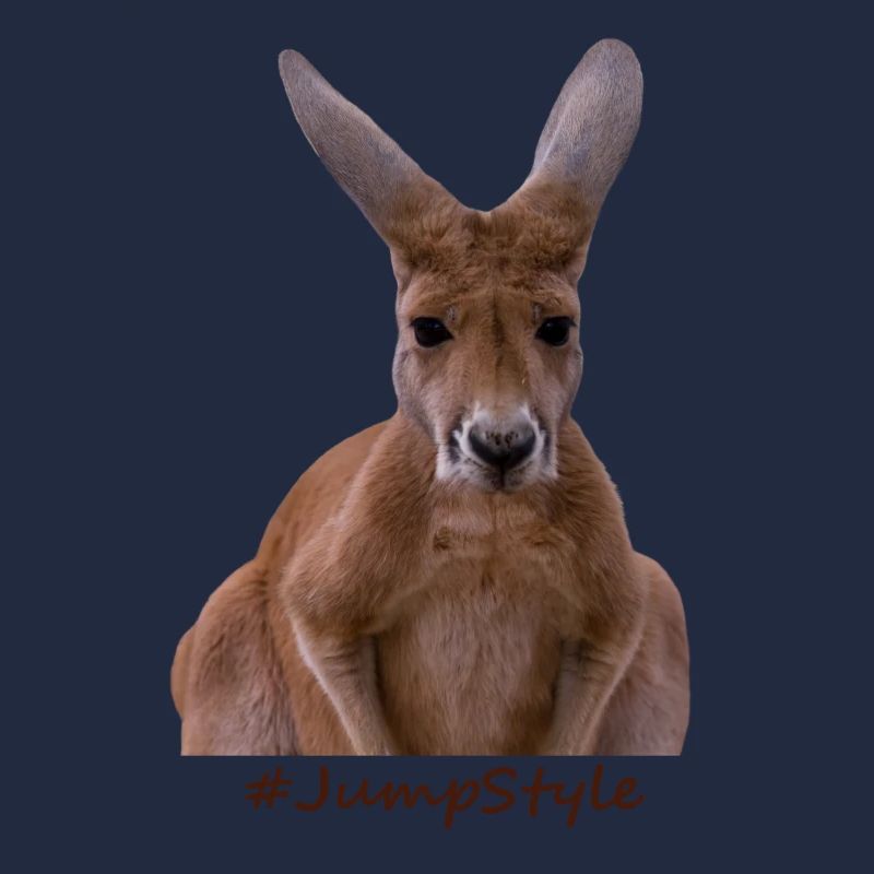 Kangoroo mit Text Jumpstyle