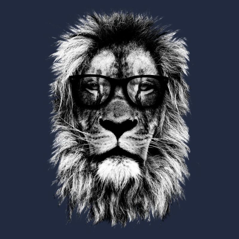 Lion de hipster