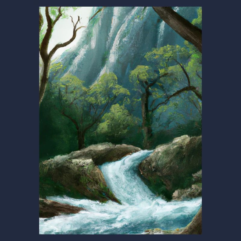 Forest River Wasserfall