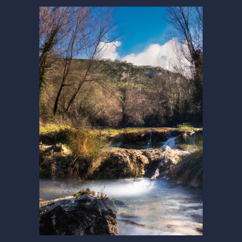 Forest River Wasserfall