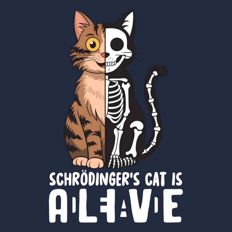 Schrödingers Katze Dead and Alive