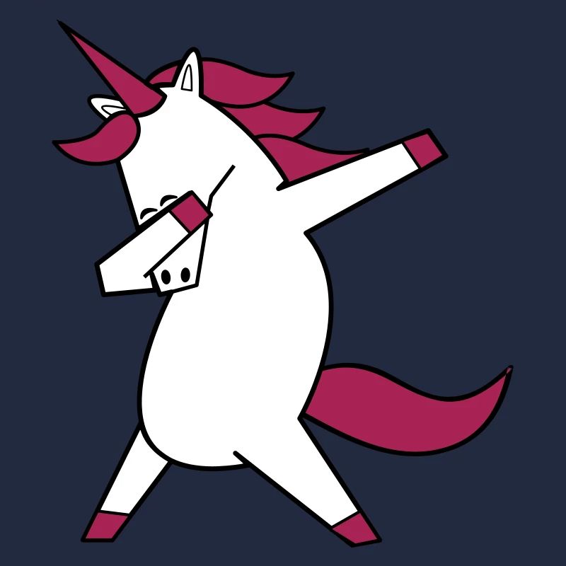 dabbing unicorn