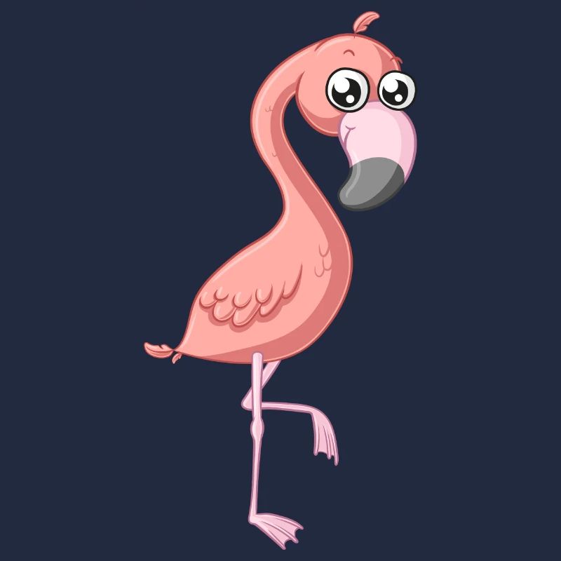 Flamant comique doux