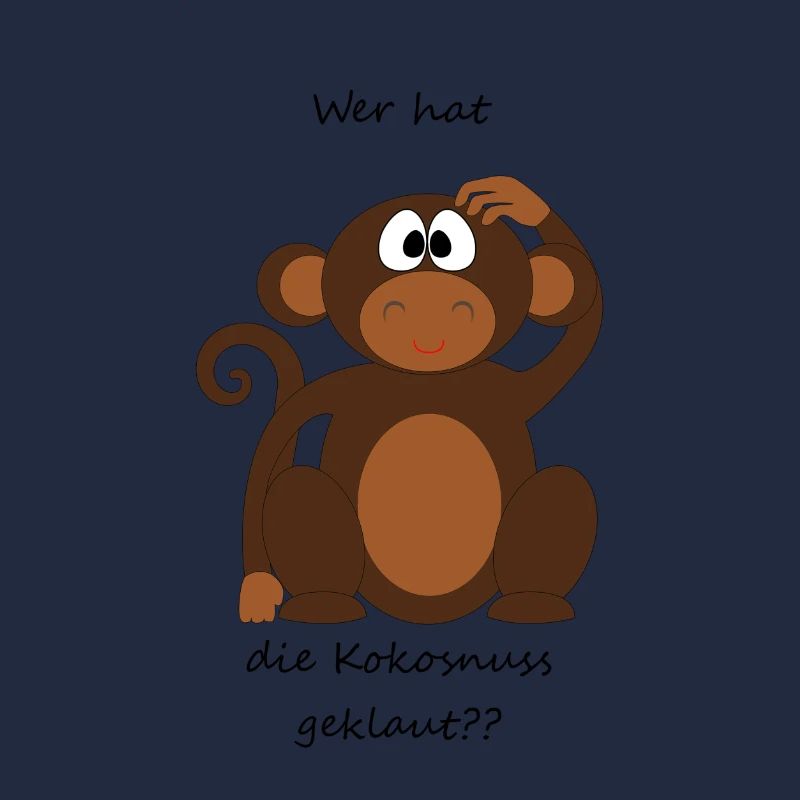 Wer hat die Kokosnuss geklaut? Der Affe?