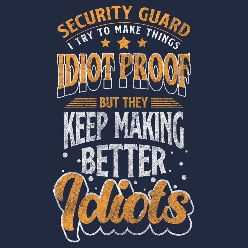 Security guard building night shift