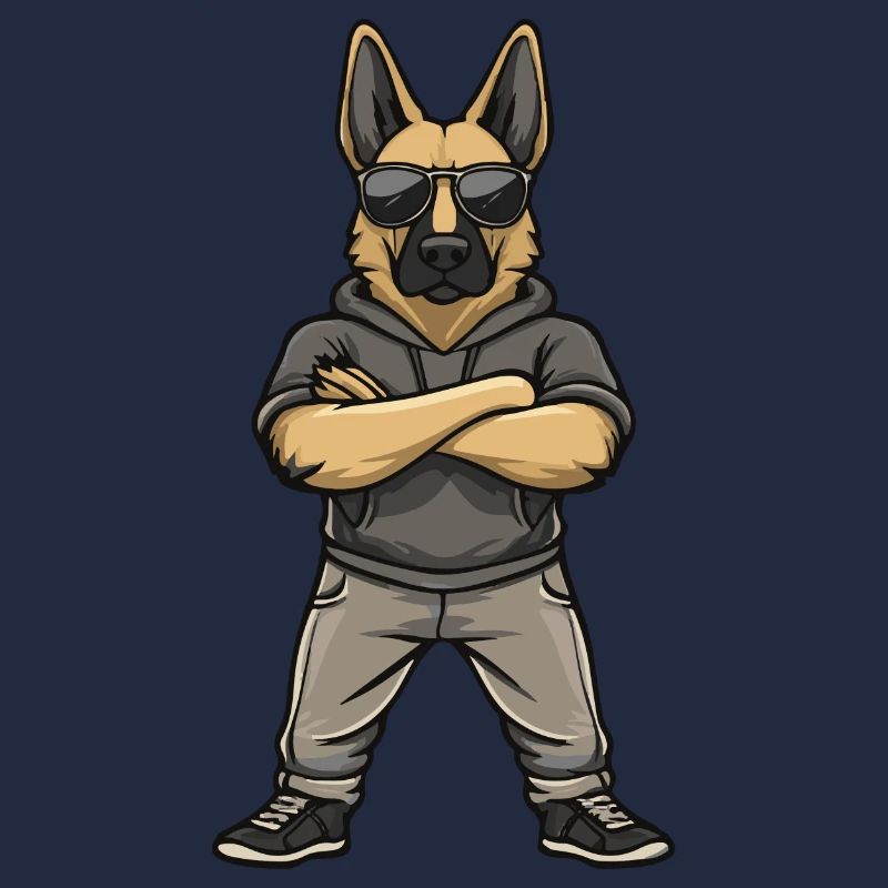 Schäferhund Comic