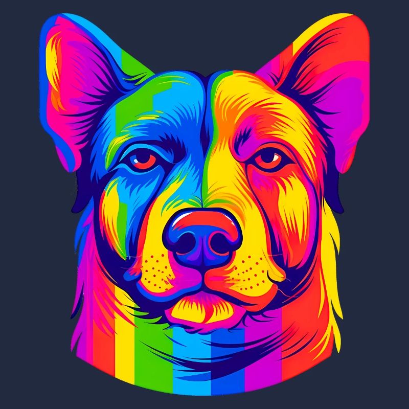 Rainbow Dog