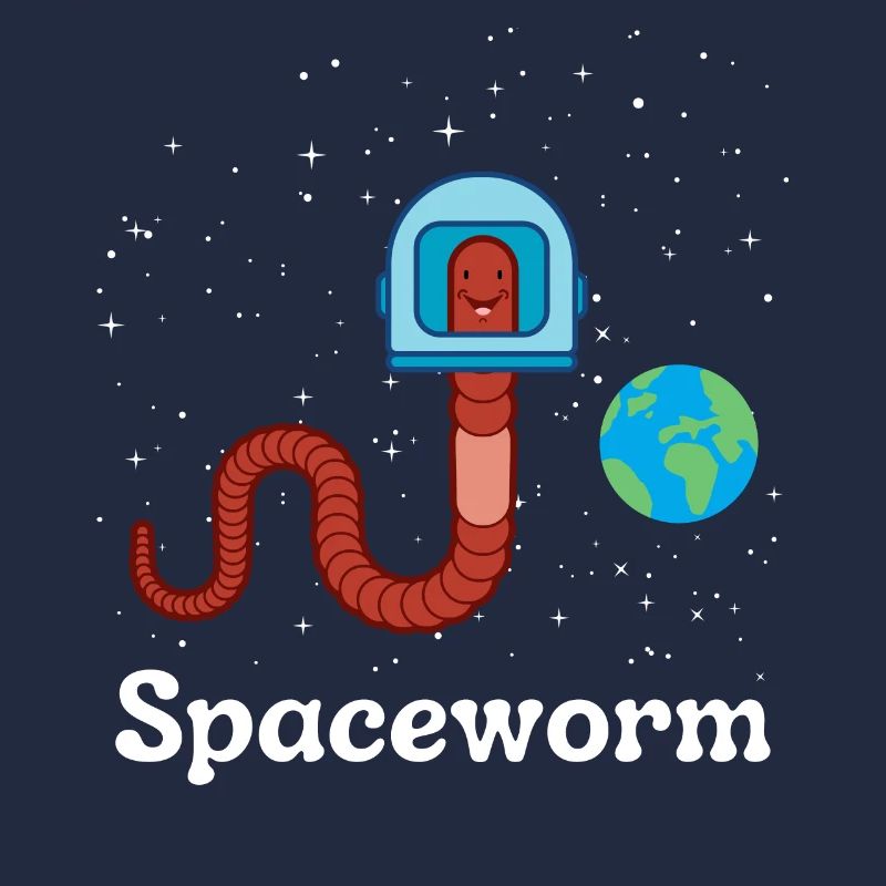 Ver de l’espace, ver de terre, espace drôle