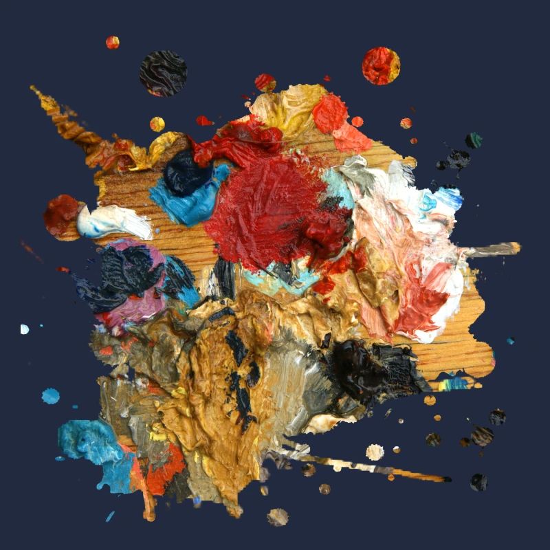 Farbkleckse oder Kunstwerk