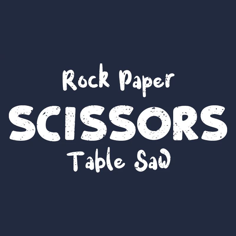 Scie de table à ciseaux en papier de roche
