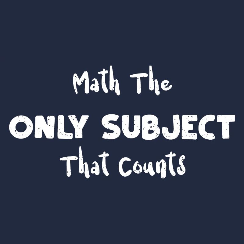 Les maths sont la seule matière qui compte