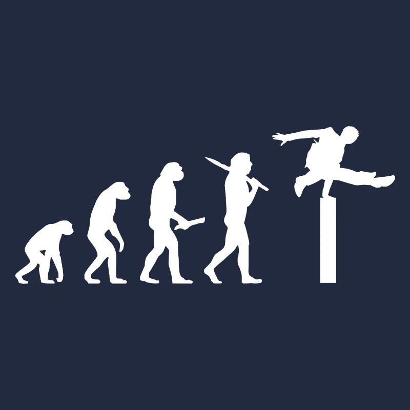 Evolution Parkour Parkourläufer Geschenk Hindernis