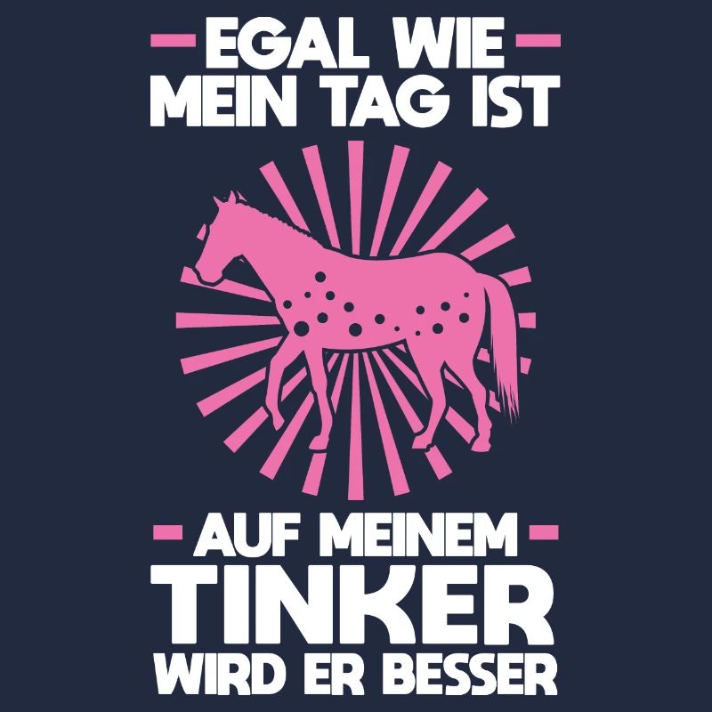 Tinker Pferd Reiter Geschenk